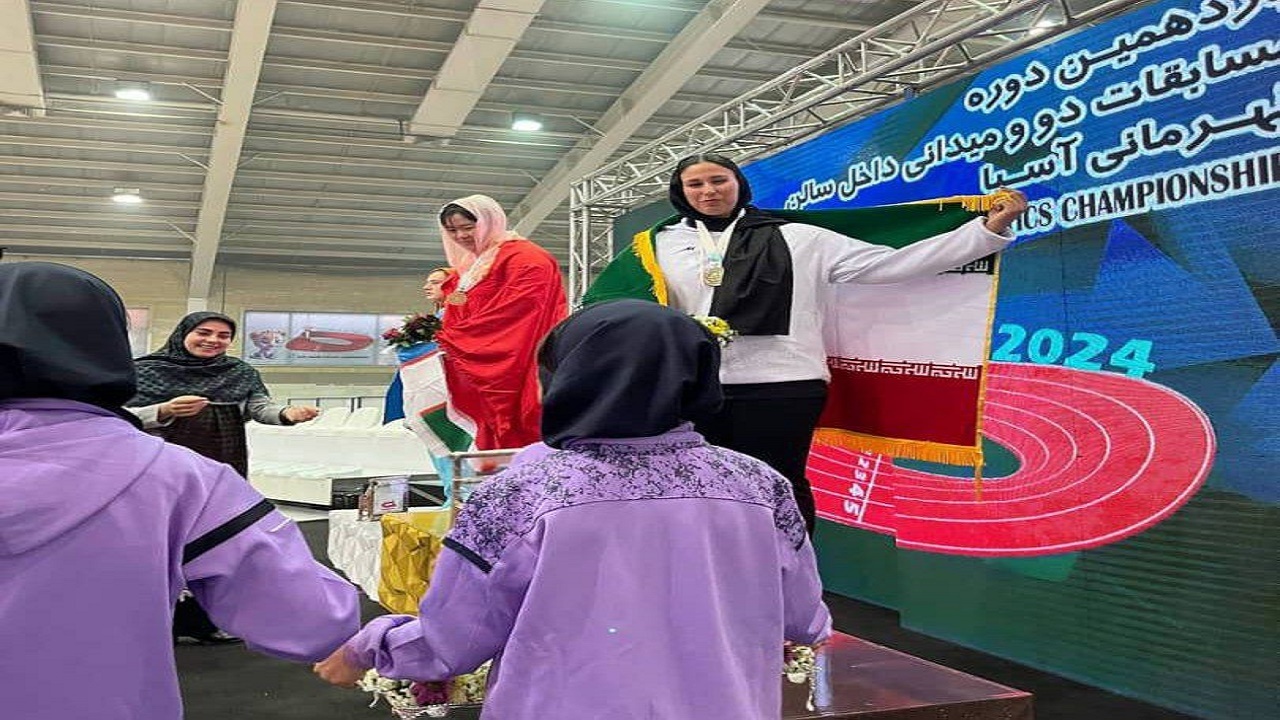 هاشمی فاتح اولین نشان تاریخ دوومیدانی بانوان مازندران در آسیا