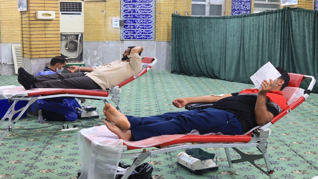 اجرای طرح اهدای خون در مساجد استان یزد
