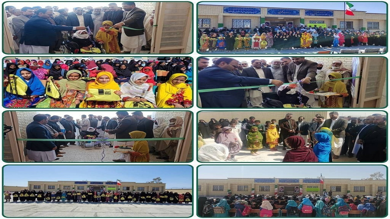 افتتاح مدرسه ۶ کلاسه قلم‌چی در بخش پسکوه شهرستان سیب‌ و‌ سوران