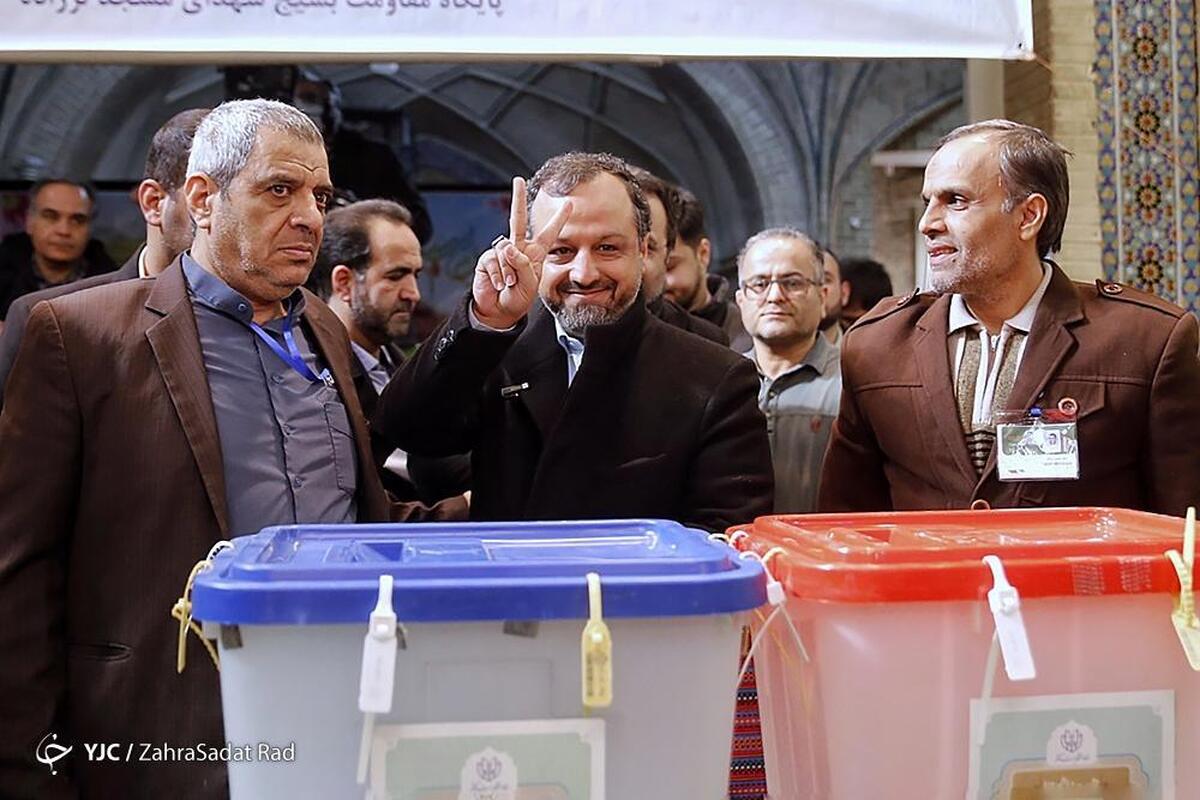 حضور مردم پای صندوق‌های رای - تهران