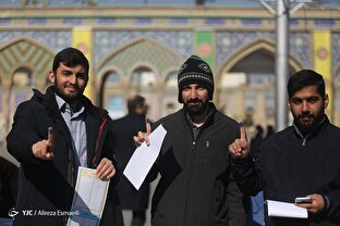 حضور مردم در شعبه‌های اخذ رای - تهران ۲