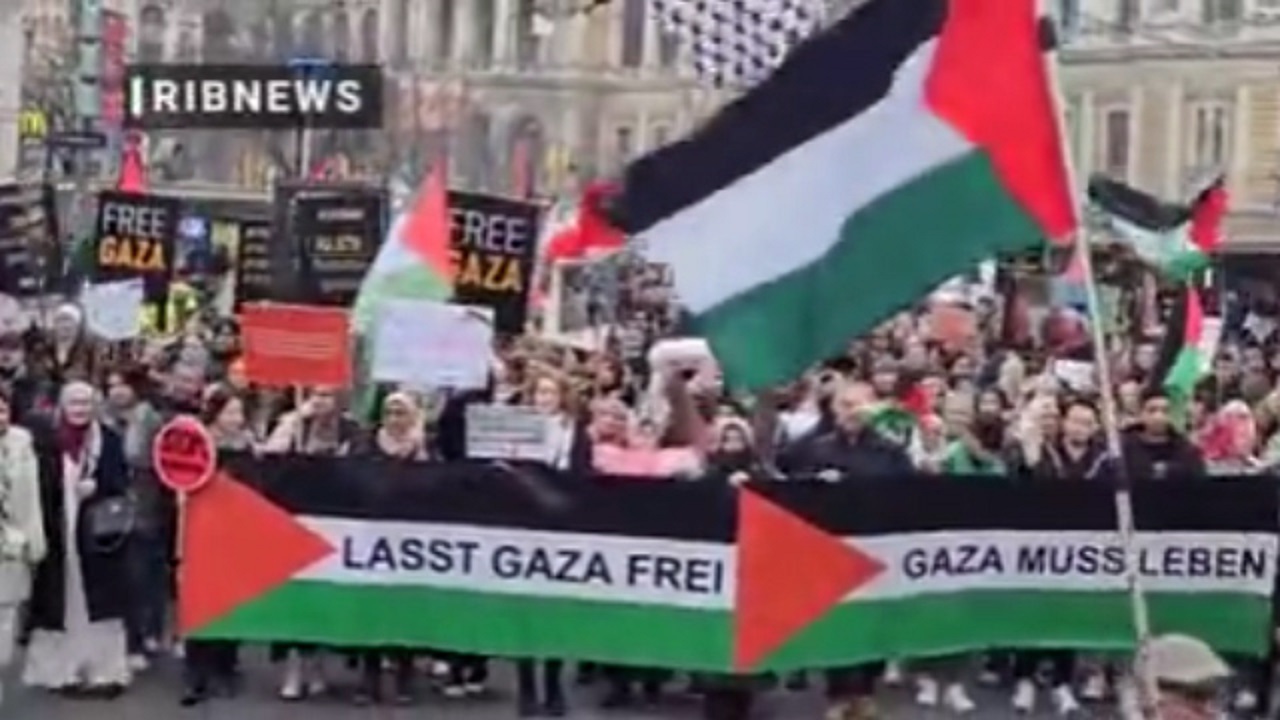 تظاهرات حمایت از غزه در ژاپن + فیلم