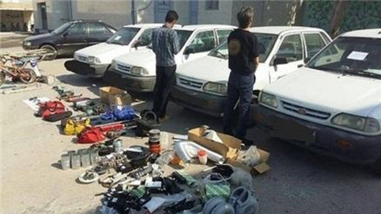 ۵۰ فقره سرقت قطعات خودرو در زنجان کشف شد