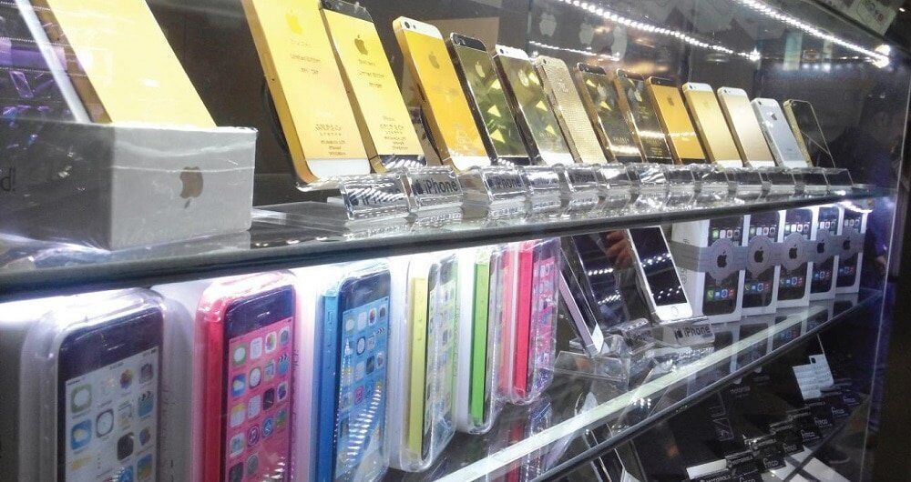 پلمب واحدصنفی فروش تلفن همراه قاچاق در کرج