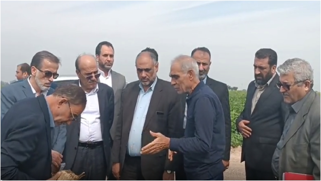بازدید وزیر جهادکشاورزی از طرح‌های کشاورزی دزفول