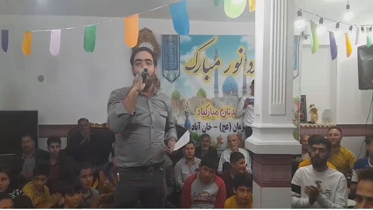جشن میلاد حضرت مهدی (عج) در روستای خان آباد برگزار شد + فیلم