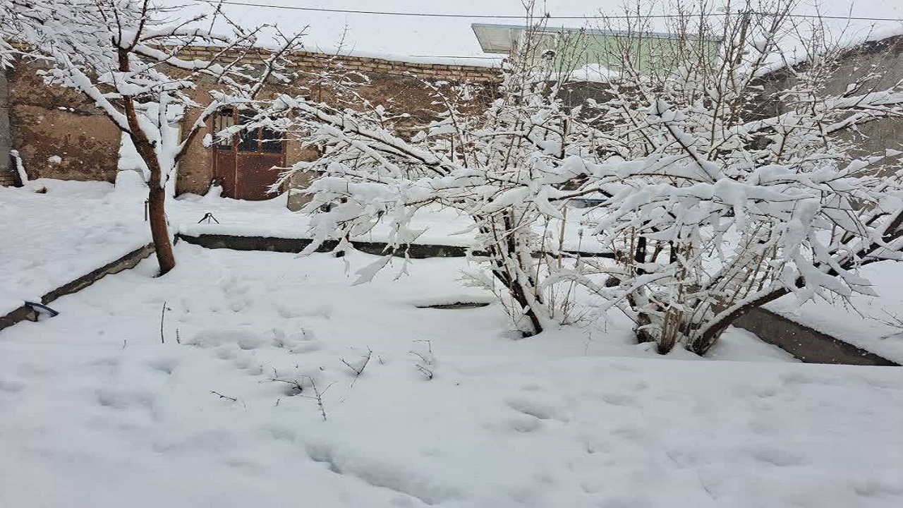 تصاویری از طبیعت زمستانی روستای مرغ چوییه نایین