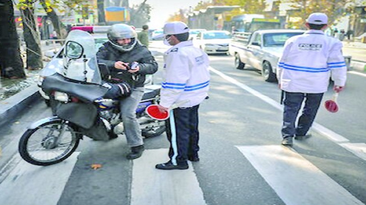 اجرای طرح برخورد با موتورسیکلت سواران متخلف در همدان