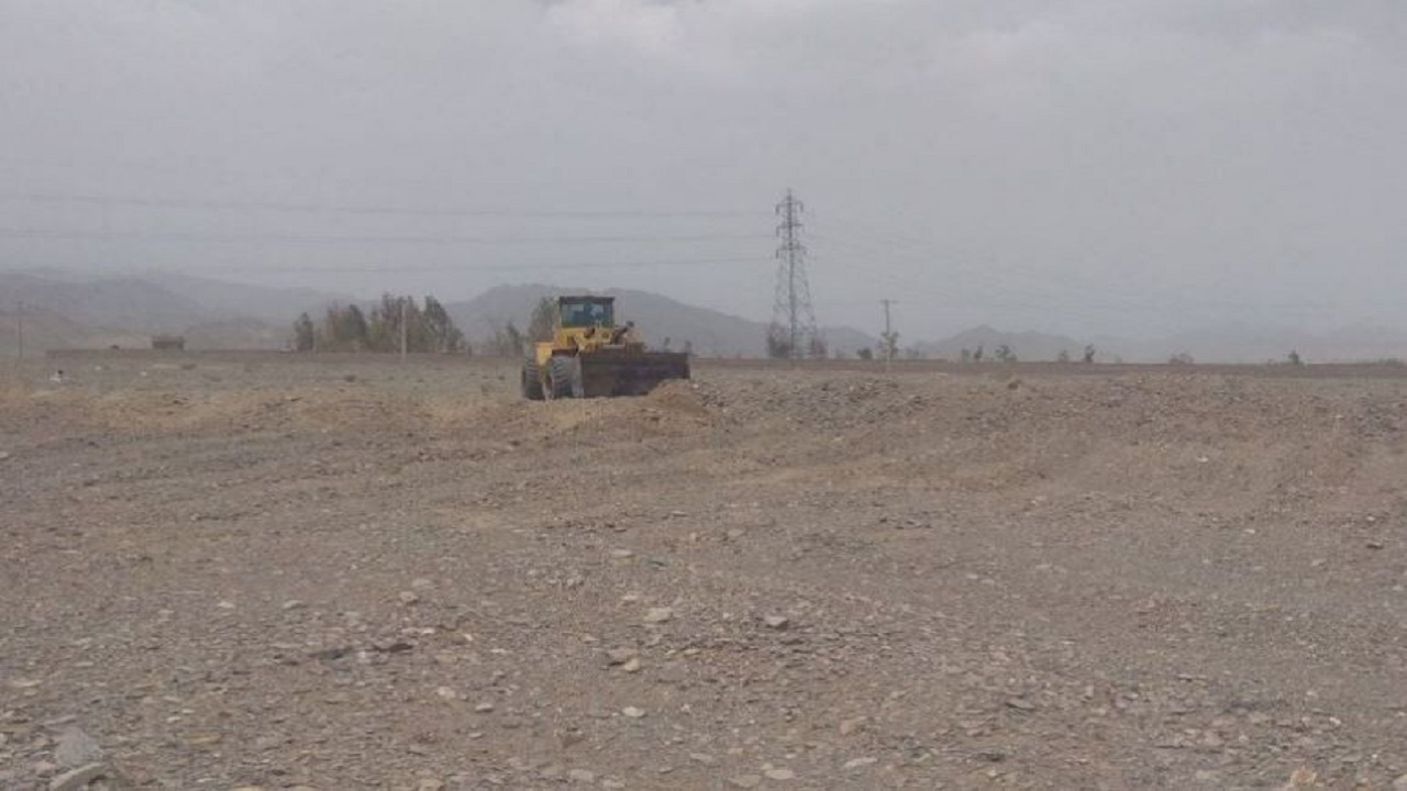 رفع تصرف ۲۱۰ هزار متر مربع از اراضی دولتی شهرستان زاهدان