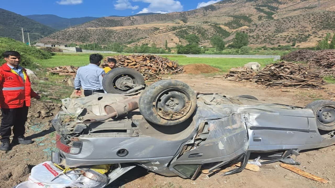 زخمی شدن ۵ نفر در حادثه رانندگی محور سوادکوه