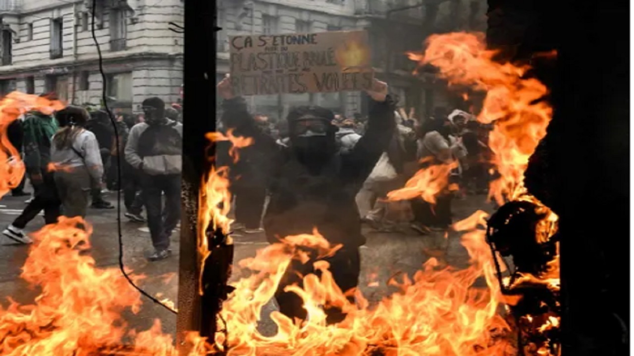 بیش از ۲۹۰ بازداشتی در تظاهرات روز کارگر در فرانسه