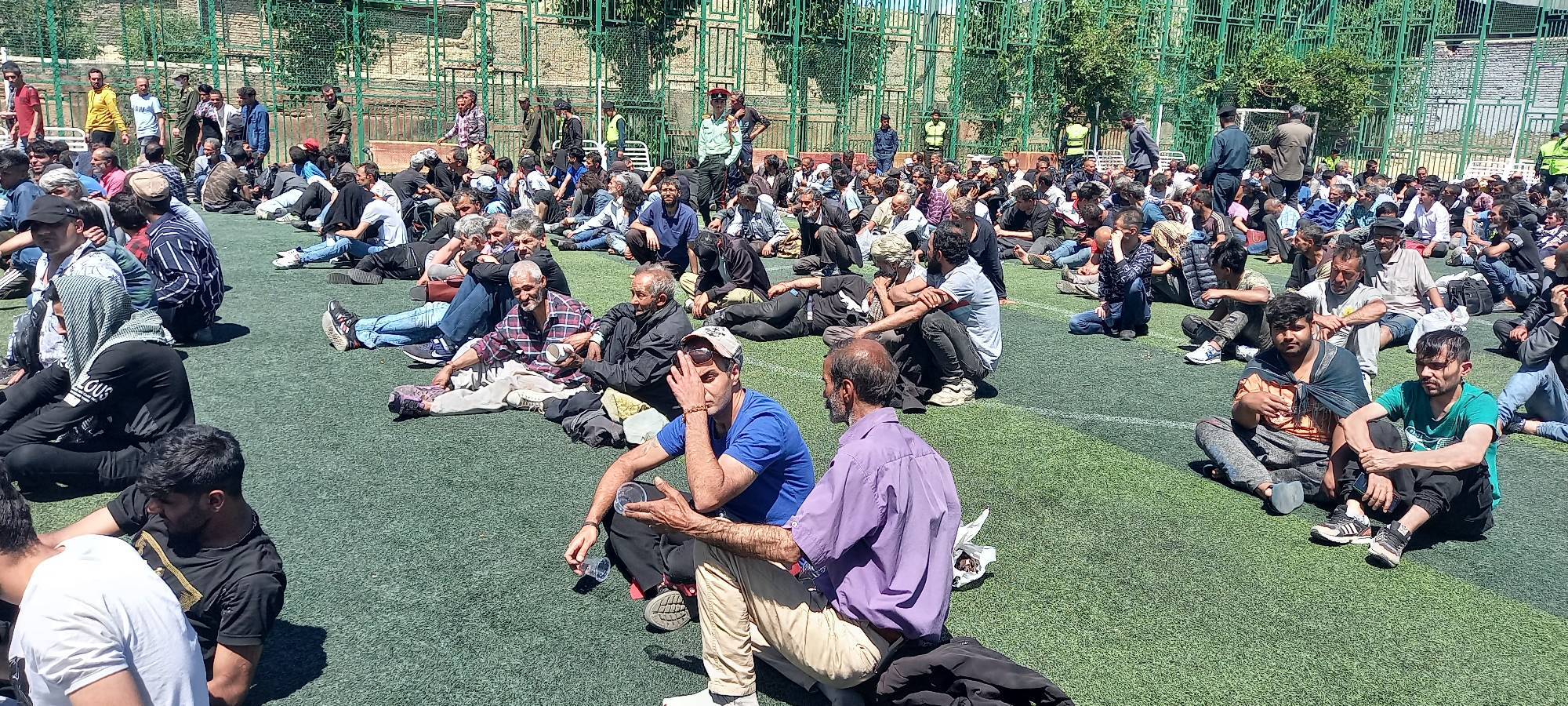 جمع آوری ۲۸۴ معتاد متجاهر در شوش، مولوی و هرندی