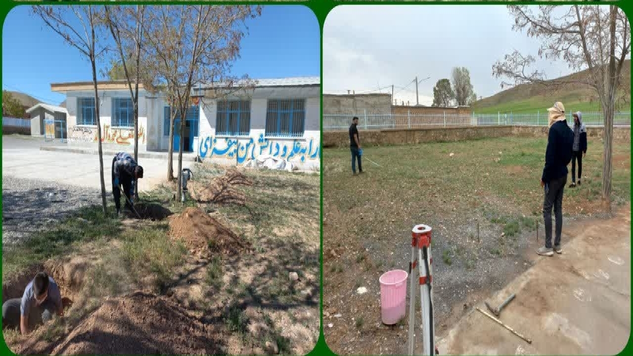 آغاز عملیات احداث اولین گلخانه درون مدرسه‌ای کشور در بن
