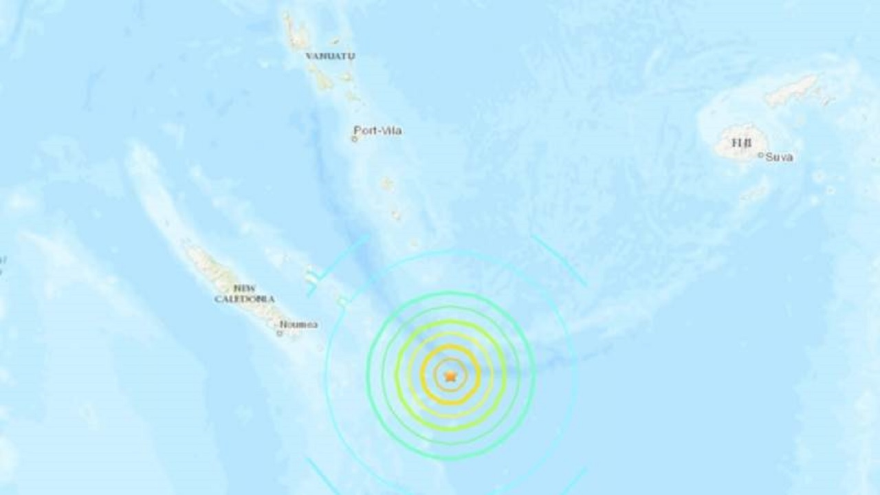 هشدار وقوع سونامی پس از زلزله ۷.۷ ریشتری در جنوب اقیانوس آرام