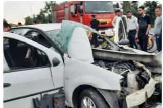 یک کشته در تصادف خودرو سواری با گاردریل در جاده لاکان رشت