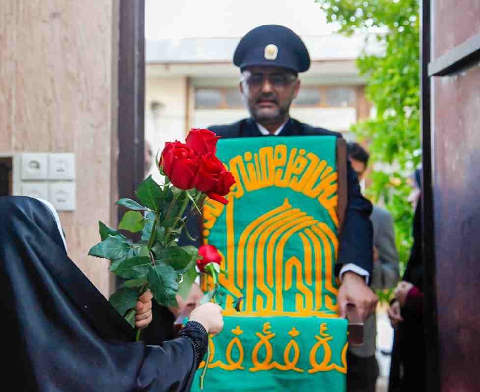 استقبال از پرچم امام رضا