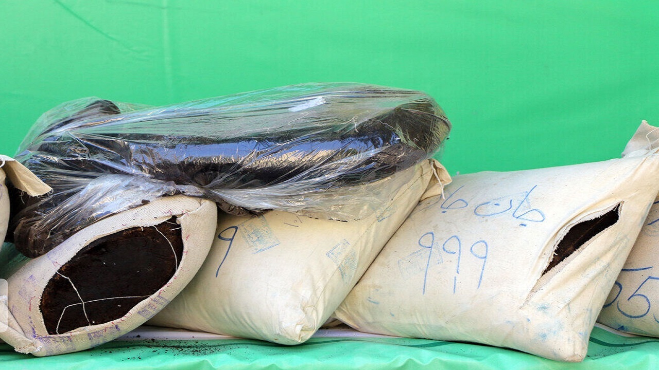 ٣۵۵ کیلوگرم انواع مواد مخدر در خراسان رضوی کشف شد