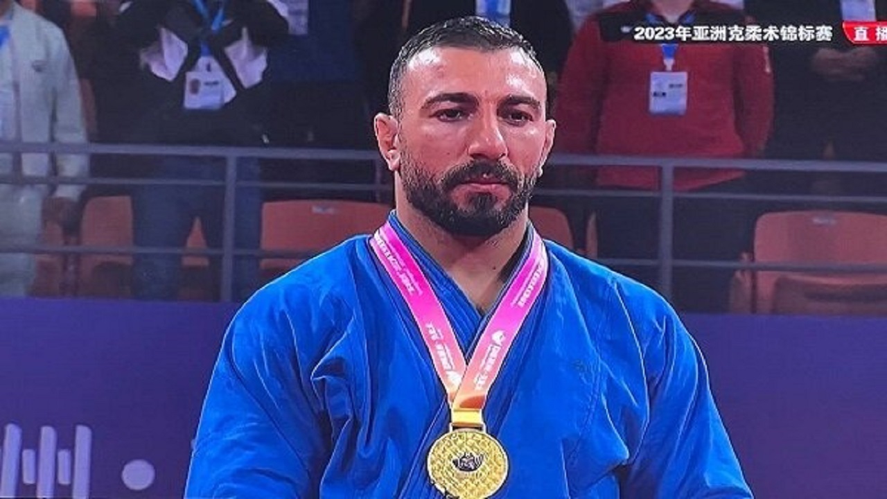 قهرمان جودو مدالش را به خانواده شهید «احمدی» تقدیم کرد