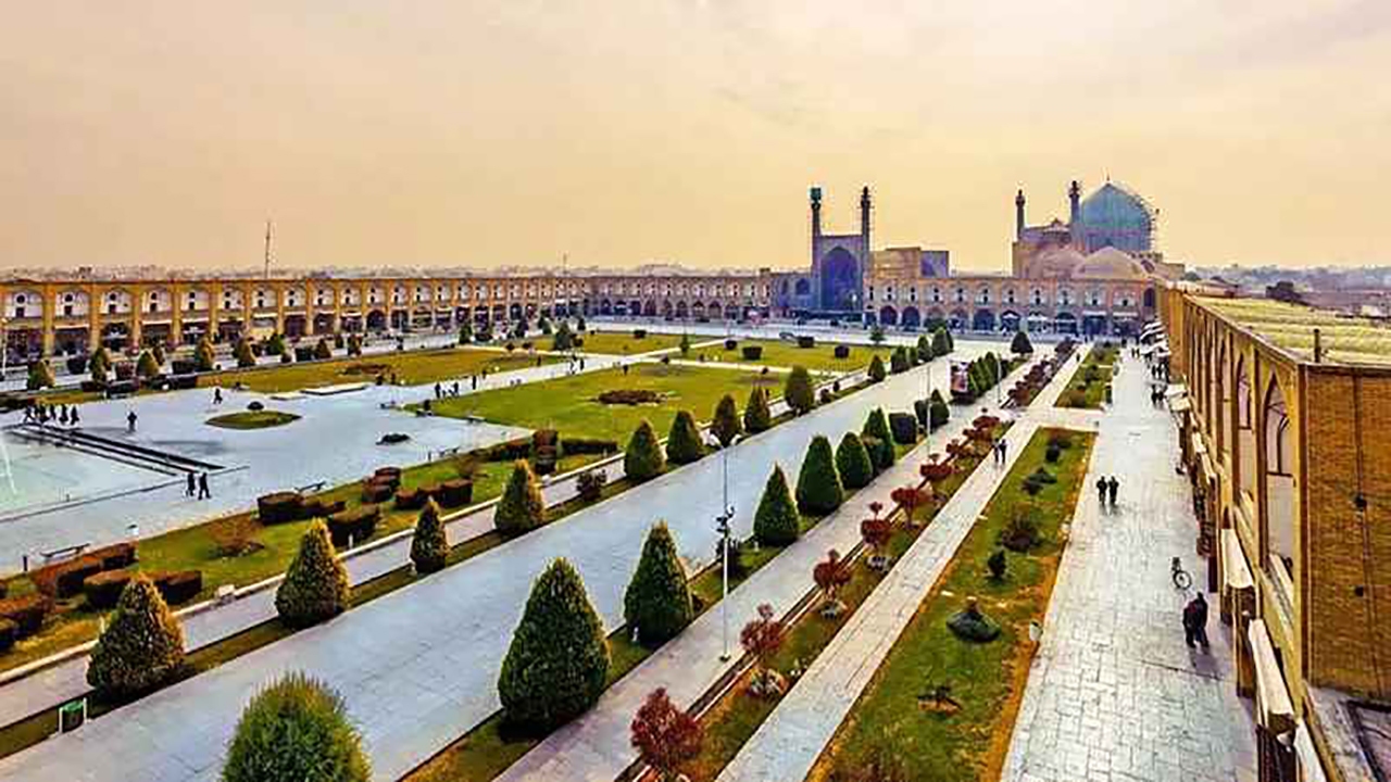 تصاویر هوایی از میدان نقش جهان اصفهان