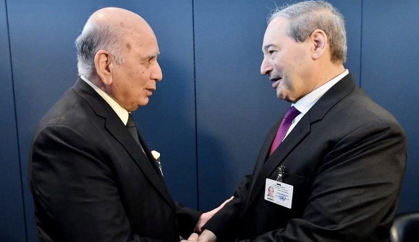 تاکید وزرای خارجه عراق و سوریه بر تقویت پیوند‌های دو کشور