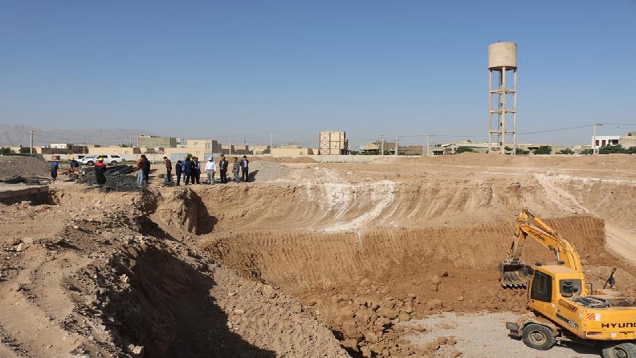 ساخت مخزن آب ۱۵ هزار متر مکعبی در شهر یزد