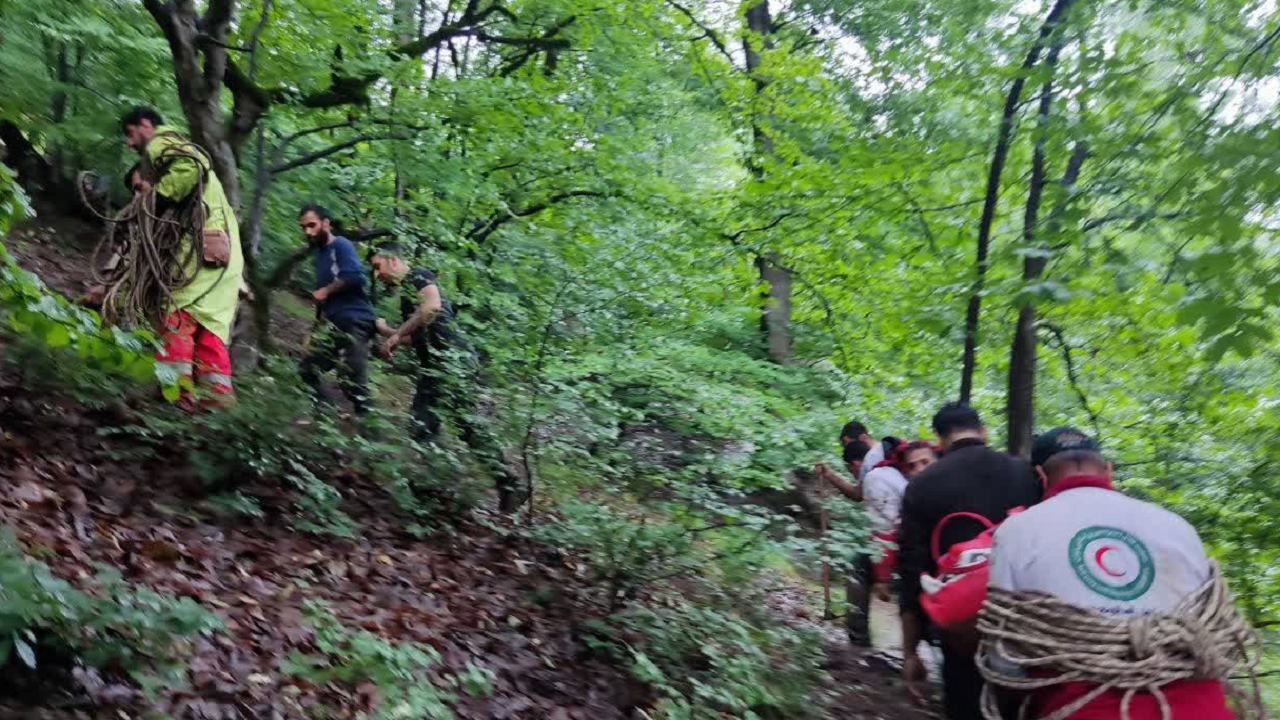 در راه ماندن ۱۰ گردشگر در منطقه آبشار لوه گالیکشِ استان گلستان/ گردشگران به منطقه امن انتقال داده شدند