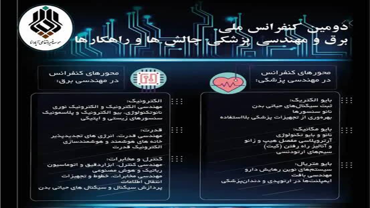 انتشار فراخوان همایش ملی برق و مهندسی پزشکی در شیراز