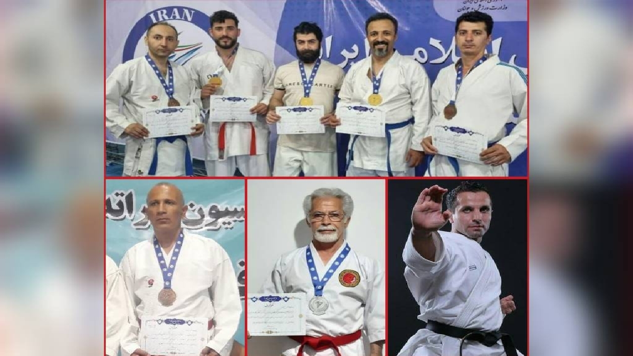 افتخار آفرینی پیشکسوتان کردستانی در مسابقات قهرمانی کاراته کشور