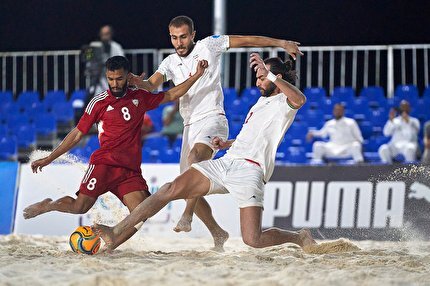 شکست ملی پوشان ساحلی ایران مقابل امارات در فینال