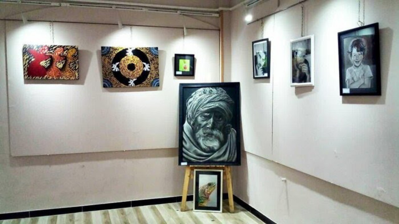 نمایشگاه مشترک هنرمندان ایرانی و افغانستانی + فیلم