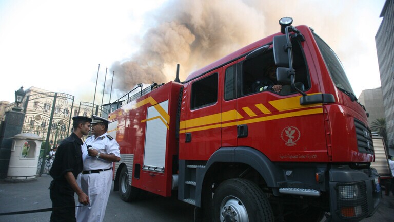 ۲۳ مجروح در آتش سوزی گسترده در قاهره