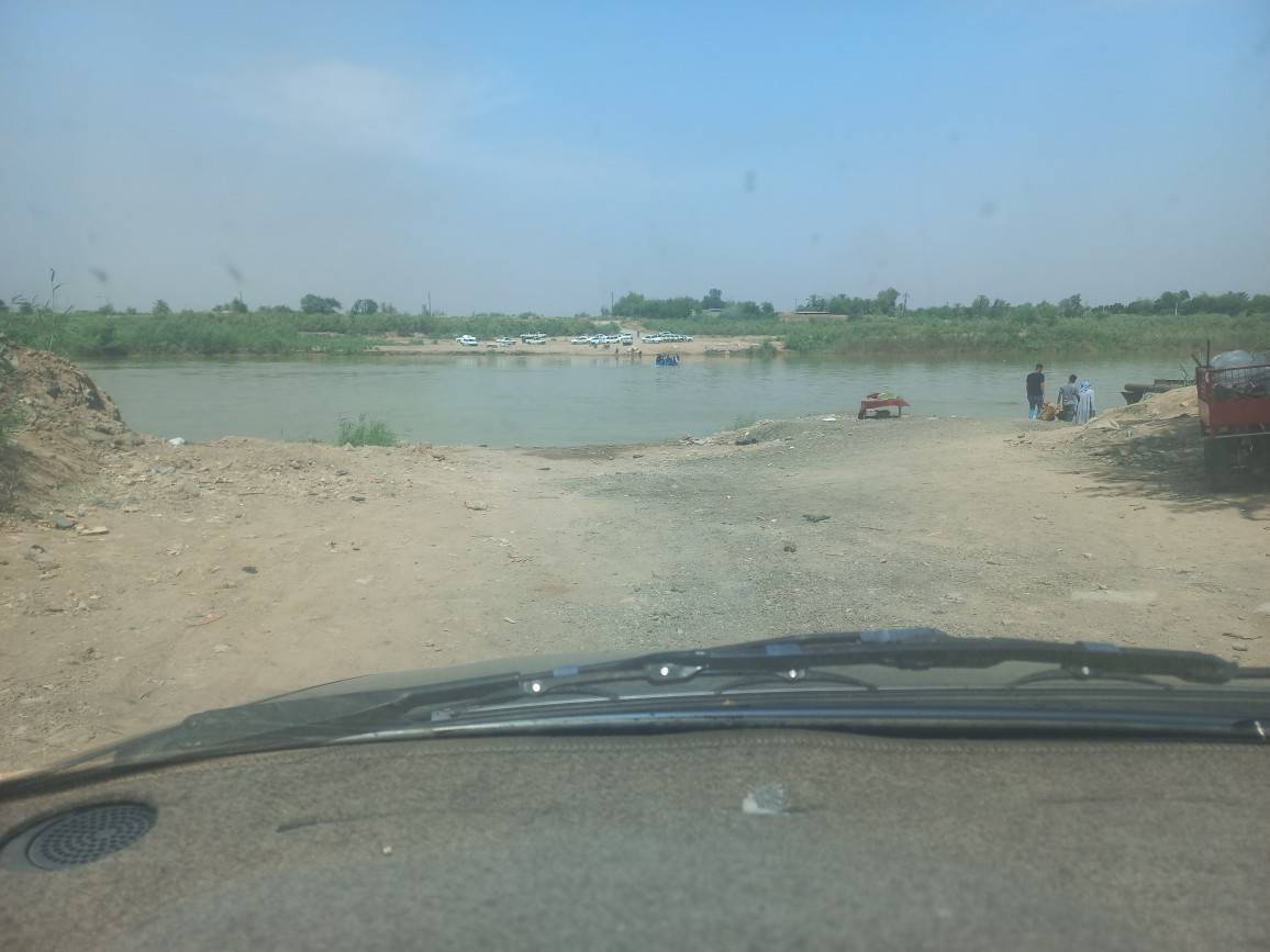 پل شناور در دهستان عناقچه