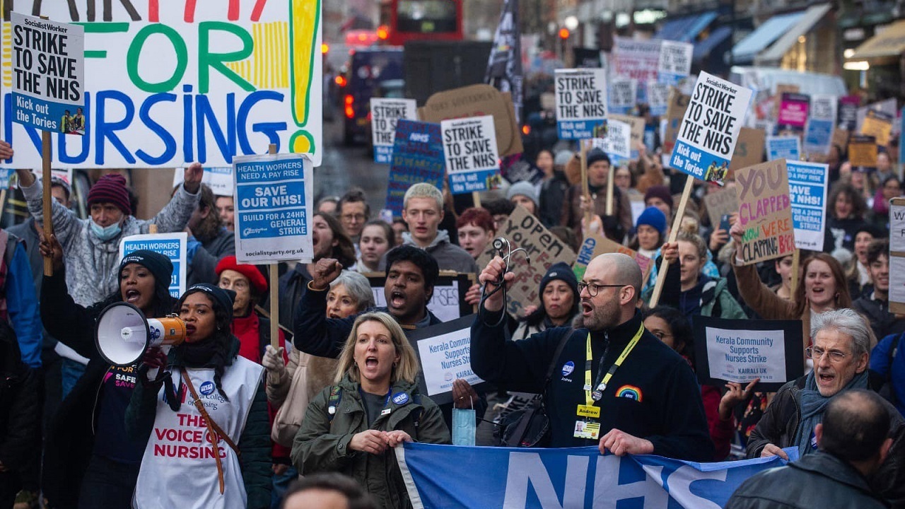 پزشکان انگلیس بازهم اعتصاب کردند