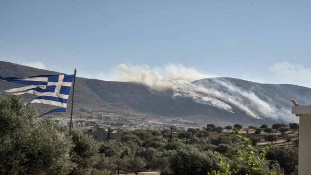ادامه آتش سوزی‌های جنگلی در یونان