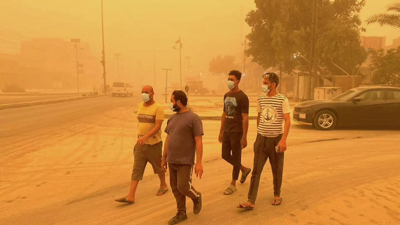 دمای هوای ۷ استان عراق بالاتر از نصف نقطه جوش