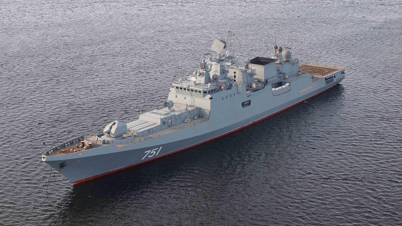 شلیک هشدار کشتی جنگی روسیه به سمت کشتی باری در دریای سیاه