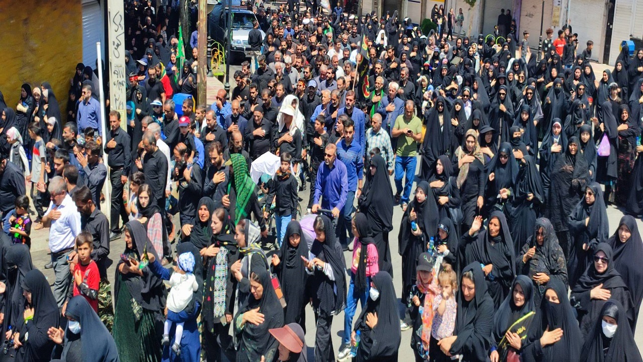 مراسم عزاداری عاشورای حسینی ۱۴۰۲ در یاسوج+تصاویر