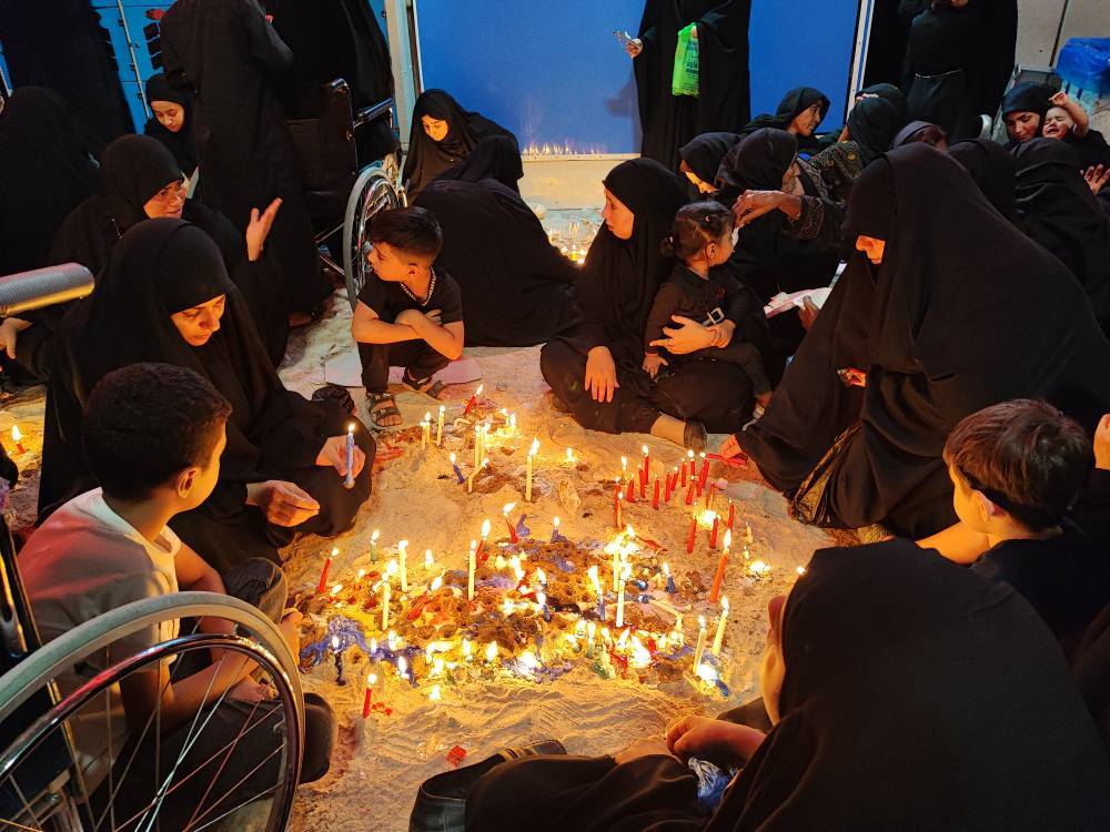 حال و هوای کربلای معلی در شام غریبان حسینی + فیلم و تصاویر