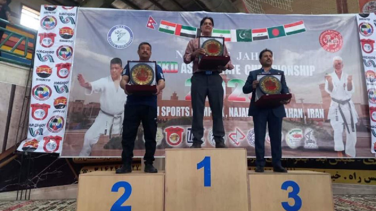 افغانستان قهرمان و نایب قهرمان مسابقات کاراته آسیا