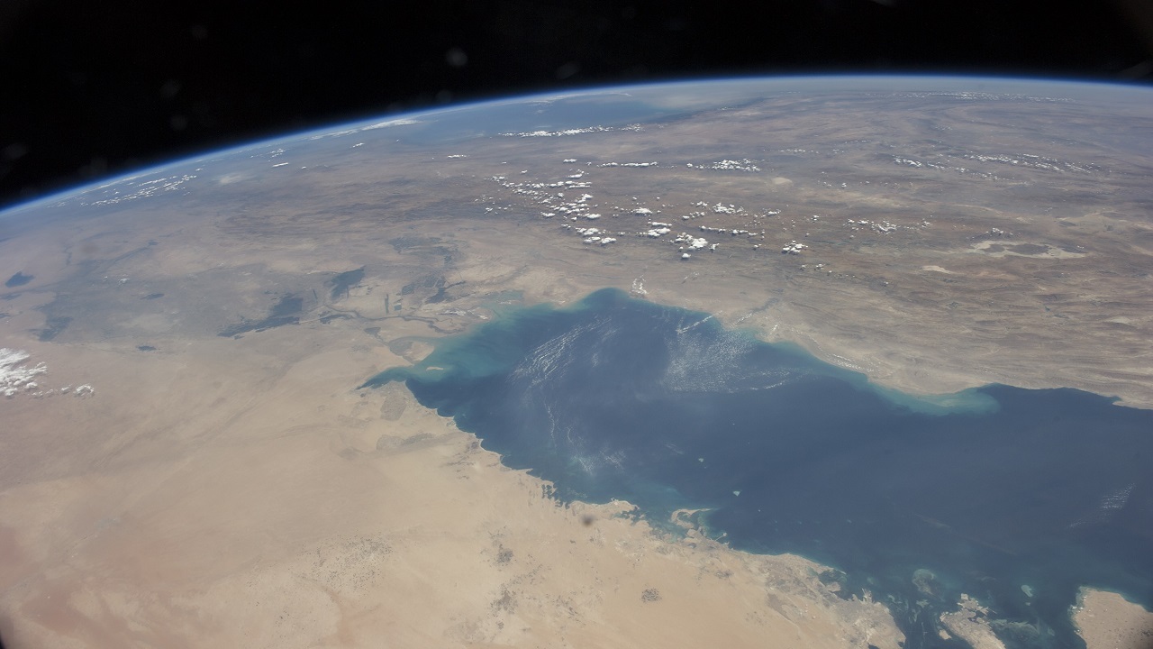 خلیج فارس از نگاه فضانوردان ایستگاه بین المللی فضایی + فیلم