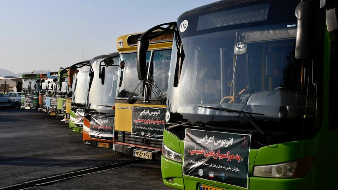 خدمات‌دهی ۱۴ دستگاه اتوبوس به زائران حسینی در ۲ مرز