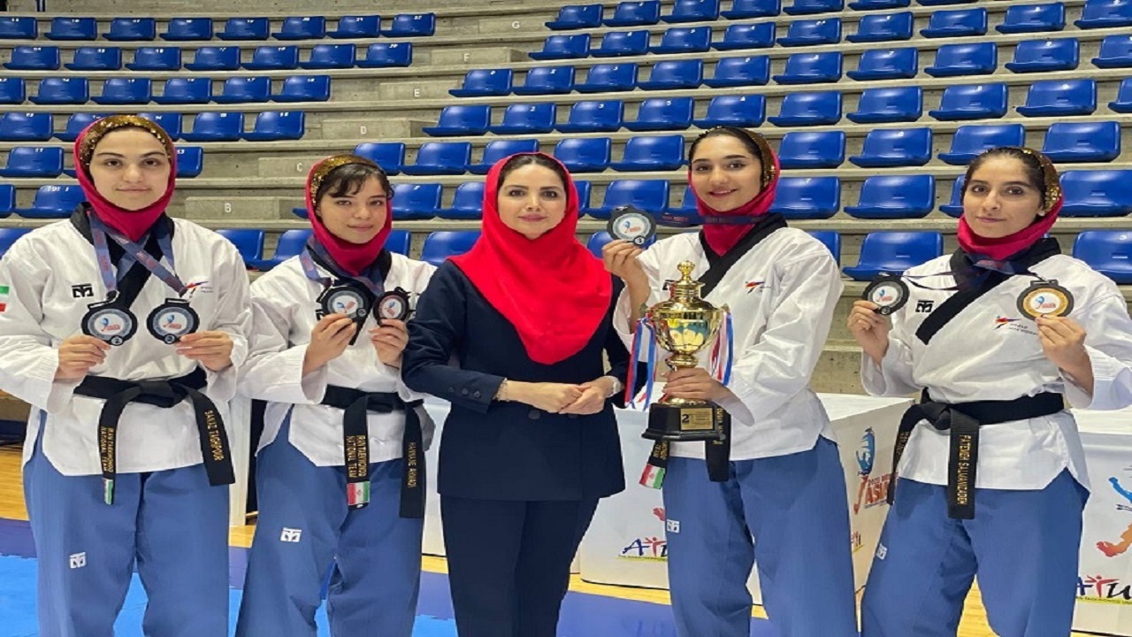دختران پومسه رو ایران نایب قهرمان آسیا شدند