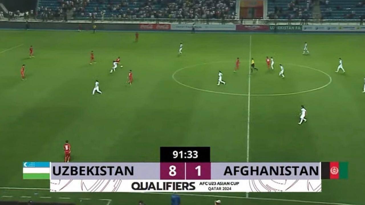 شکست تیم افغانستان دربرابر ازبکستان