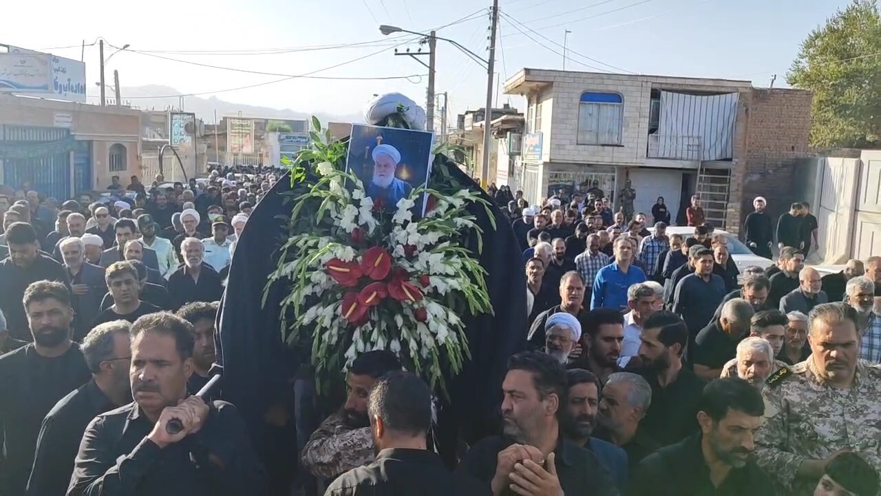 تشییع و خاکسپاری پیکر امام جمعه سابق سفید شهر