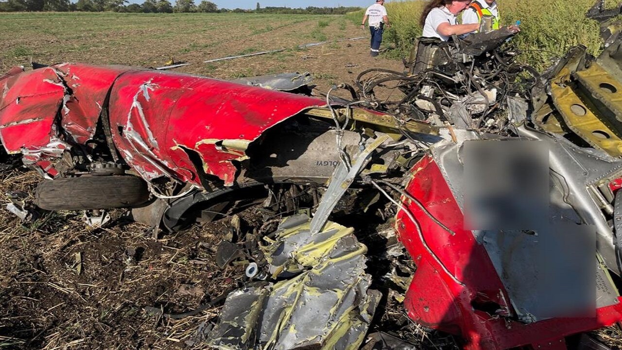 سقوط مرگبار هواپیما در نمایشگاه هوایی در مجارستان + فیلم