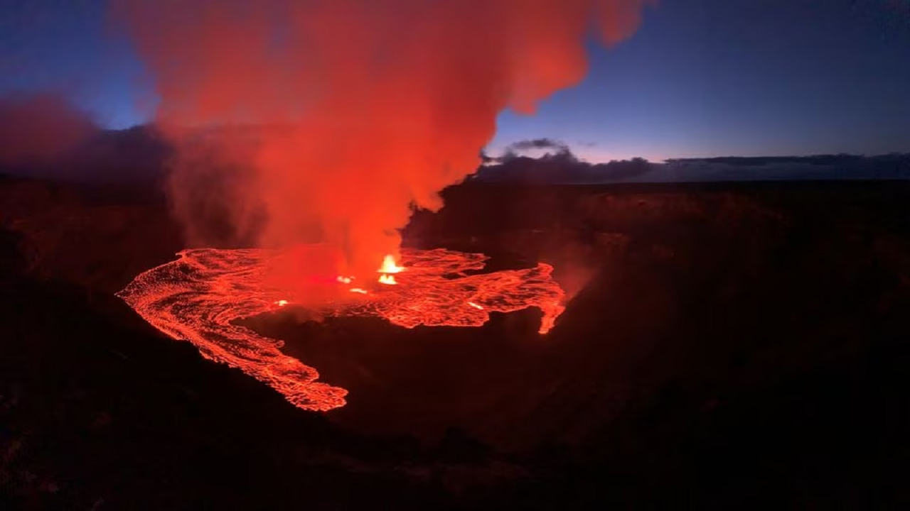 فوران یک آتشفشان در هاوایی برای سومین بار در سال جاری