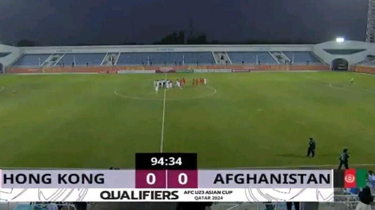 تساوی تیم فوتبال افغانستان در برابر هنگ کنگ