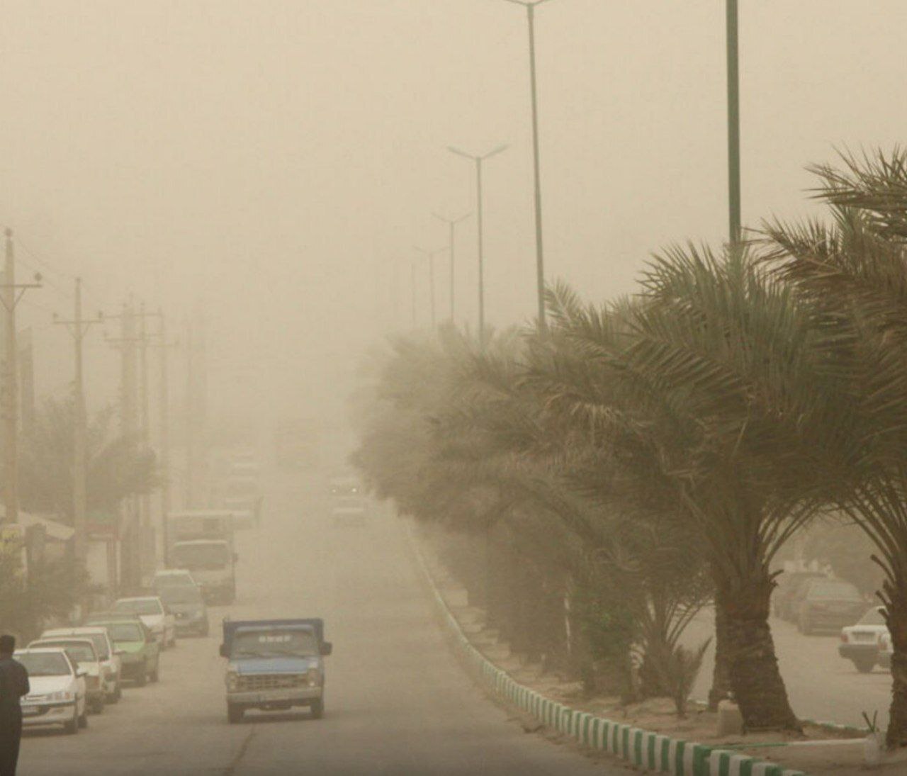 پیش بینی وقوع گرد و غبار محلی و کاهش دما در خوزستان