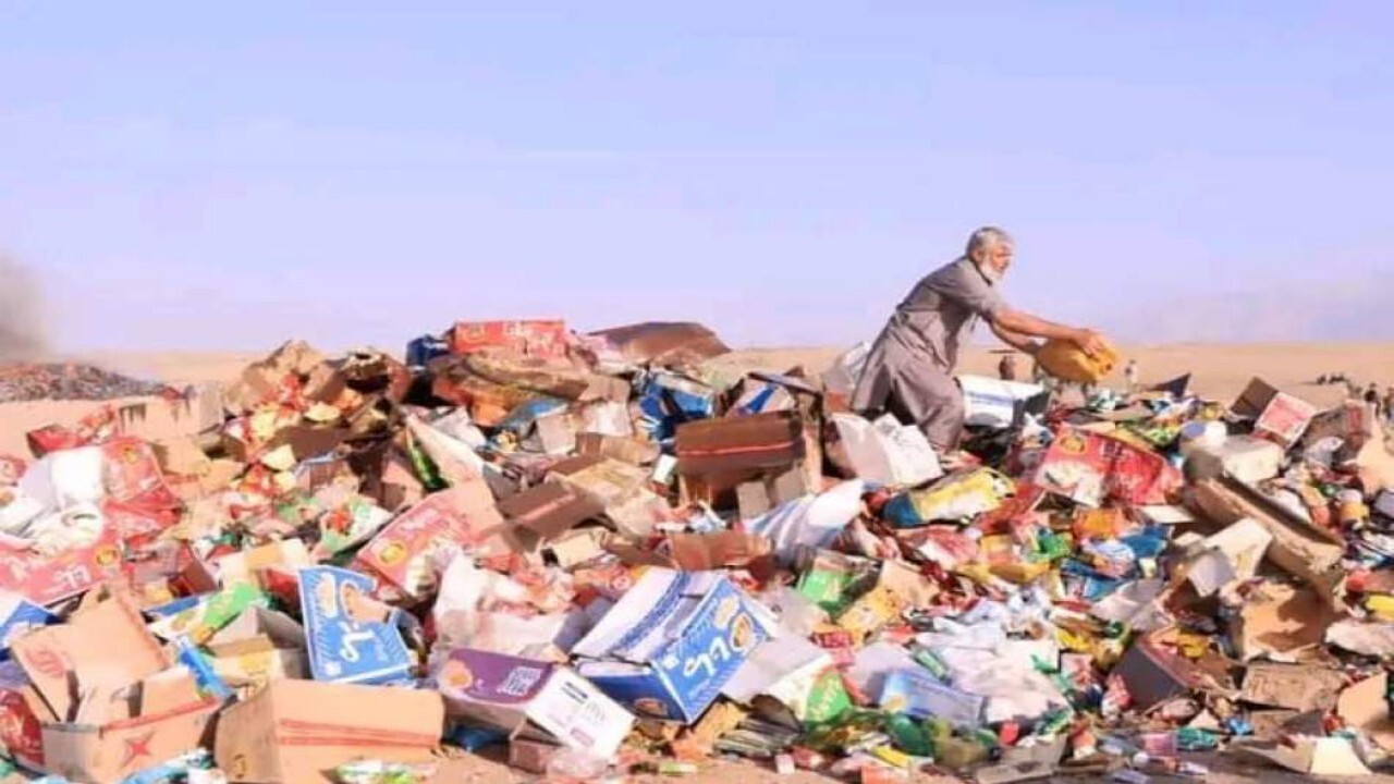 امحای ۶۰ تن مواد غذایی فاسد در افغانستان