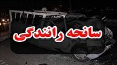 سقوط خودروی سمند از پل روستای احمد آباد در جاده اهر _ تبریز با ۴ فوتی